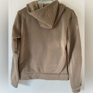 Women's Tan Hooded Jacket